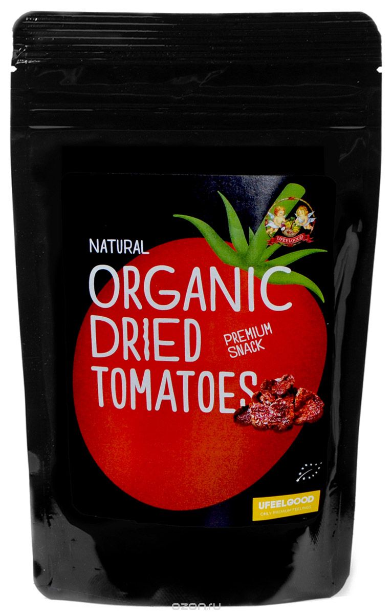 UFEELGOOD Organic Dried Tomatoes органические вяленные томаты, 100 г