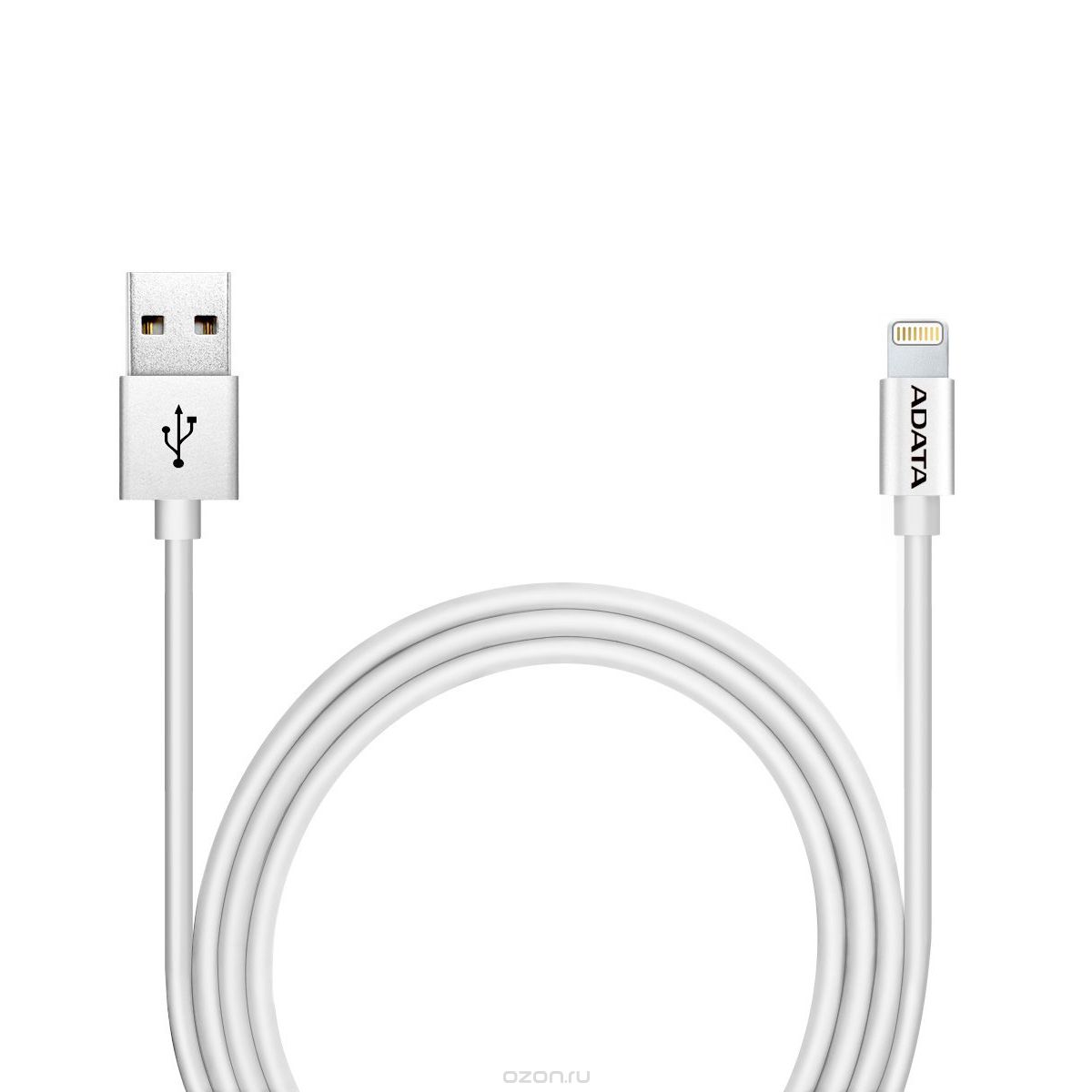 ADATA Lightning-USB MFI, Silver кабель (1 м)