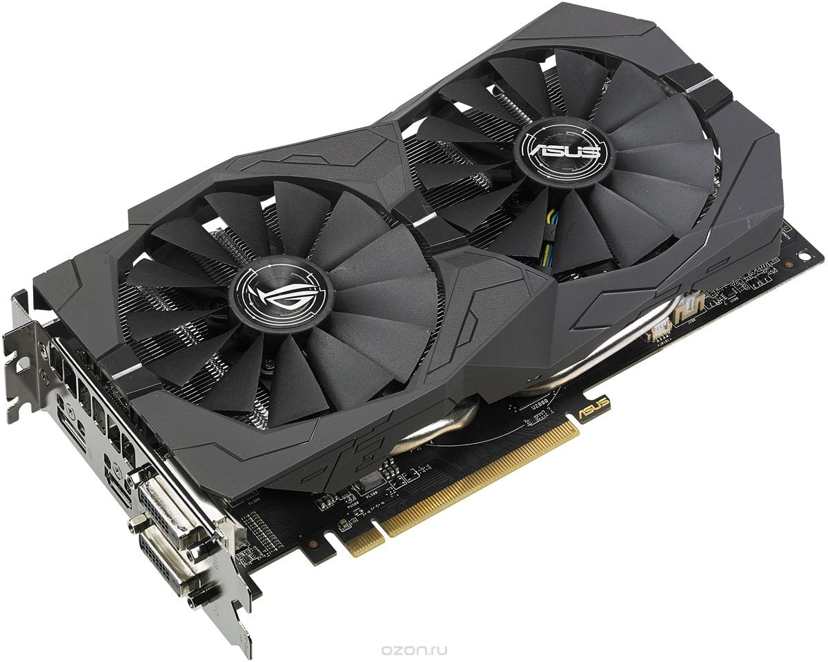 ASUS ROG Strix Radeon RX 570 4GB видеокарта
