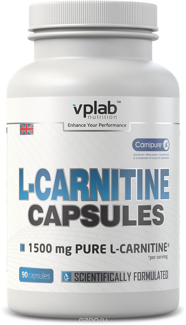  (L-) VPLab L-Carnitine Capsules 90 