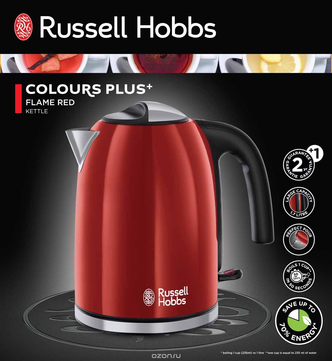 Russell Hobbs Colours Plus Red 20412-70  